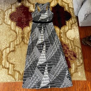 Apt 9 Geometric Long Boho Maxi Dress - Size S